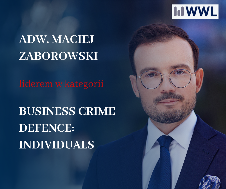 Adw. M. Zaborowski liderem w rankingu WWL 2024